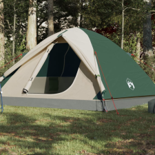 190T Taffeta 3-személyes zöld kempingsátor 240x217x120 cm sátor