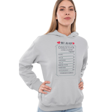  #1 Anya összetevők - Kapucnis Pulóver női pulóver, kardigán