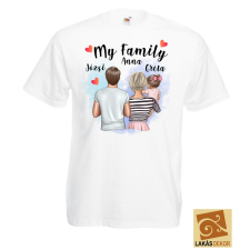  1. My Family családi férfi póló férfi póló