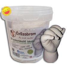 1 szobros láb és kézszobor készítő készlet BabaTappancs Énszobrom - VÖDRÖS modellgipsz