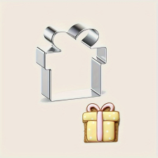  1db, Ajándékdoboz Formájú Sütivágó konyhai eszköz