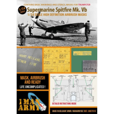 1MANARMY 1MA24DET015 Supermarine Spitfire Mk.Vb repülőgép makett 1MA24DET015 makett