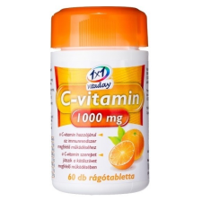 1X1 VITADAY C-VITAMIN 1000MG RÁGÓTABLETTA 60 DB vitamin és táplálékkiegészítő