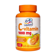  1x1 Vitamin C-vitamin 1000 mg  narancsízű rágótabletta 60x vitamin és táplálékkiegészítő