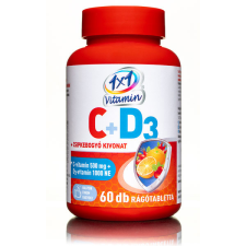 1x1 vitamin c-vitamin 500mg+d3+csipkebogyó rágótabletta narancs 60 db vitamin és táplálékkiegészítő