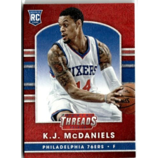  2014-15 Panini Threads Leather Rookies # 258 K.J. McDaniels gyűjthető kártya