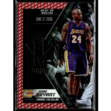  2015 Panini Kobe HeroVillain - Red MVP Channel the Villain # 13 Kobe Bryant gyűjthető kártya
