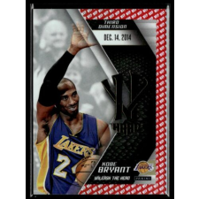  2015 Panini Kobe HeroVillain - Red MVP Unleash the Hero # 20 Kobe Bryant gyűjthető kártya