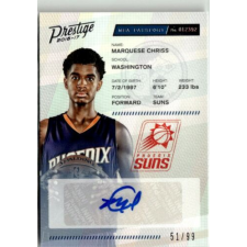  2016-17 Panini Prestige NBA Passport Signatures  # 16 Marquese Chriss gyűjthető kártya