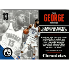 2017-18 Panini Chronicles # 85 Paul George gyűjthető kártya