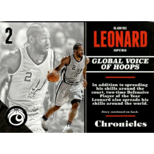 2017-18 Panini Chronicles  # 89 Kawhi Leonard gyűjthető kártya