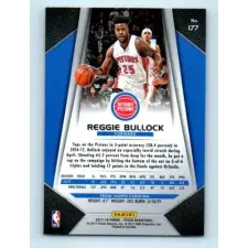  2017-18 Prizm Basketball Base # 177 Reggie Bullock gyűjthető kártya