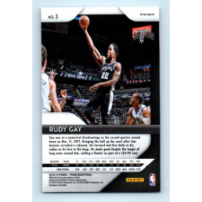 2018-19 Panini Prizm # 3 Rudy Gay gyűjthető kártya