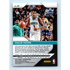  2018-19 Panini Prizm  # 50 Malik Monk gyűjthető kártya