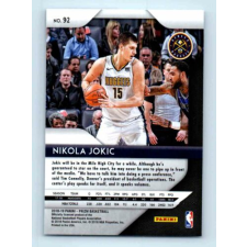 2018-19 Panini Prizm # 92 Nikola Jokic gyűjthető kártya