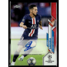  2019 Topps Chrome UEFA Champions League Autographs Red  #CA-PS Pablo Sarabia 08/10 gyűjthető kártya