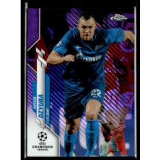  2019 Topps Chrome UEFA Champions League Purple Carbon Fiber #15 Artem Dzyuba gyűjthető kártya