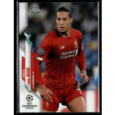  2019 Topps Chrome UEFA Champions League Refractor #50 Virgil van Dijk gyűjthető kártya