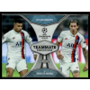 2019 Topps Chrome UEFA Champions League Teammate Sensations  #TS-MD Kylian Mbappé/Ángel Di María