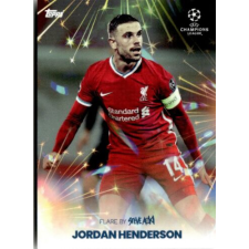  2021 Topps Football Festival by Steve Aoki UEFA Champions League Flare #JH Jordan Henderson gyűjthető kártya