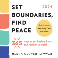  2024 Set Boundaries, Find Peace Boxed Calendar – Nedra Glover Tawwab naptár, kalendárium