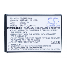  206465 Akkumulátor 3000 mAh gps akkumulátor