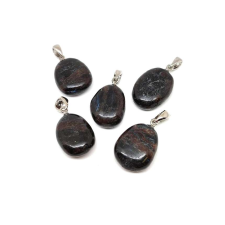  20/25mm Arfvedsonite csepp medál medál