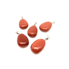20/25mm Goldstone vörös csepp medál medál