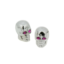 2273 Szelep sapka szett Skull króm - univerzális egyéb motorkerékpár alkatrész