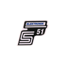 2274 S51 elektronikai fólia / matrica kék Simson S51-hez egyéb motorkerékpár alkatrész