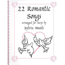  22 ROMANTIC SONGS WOODS HARP BK – Sylvia Woods idegen nyelvű könyv