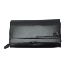  232960 002 Giorgio Carelli női pénztárca bőr fekete RFID