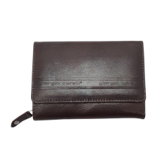  246060 011 Giorgio Carelli női bőr pénztárca barna