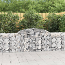 25 db íves horganyzott vas gabion kosár 300x30x80/100 cm kerti tárolás