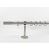 25 mm Ø Innsbruck függönykarnis szett, 1 soros, nikkel-matt, BORDÁS CSŐ (120 cm)