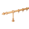  28 mm  Ø Világos-tölgy fa karnis szett (160 cm)