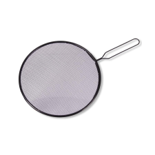  29 cm-es fém nyeles fröccsenésgátló fedő sütés és főzés