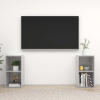  2 db betonszürke szerelt fa TV-szekrény 72 x 35 x 36,5 cm