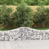  2 db íves horganyzott vas gabion kosár 200x50x40/60 cm