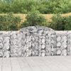 2 db íves horganyzott vas gabion kosár 300 x 30 x 100/120 cm
