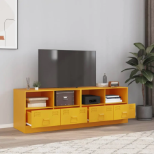  2 db mustársárga acél TV-szekrény 67 x 39 x 44 cm bútor