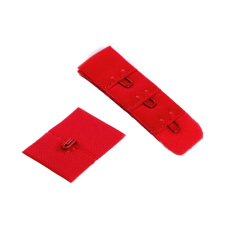 2 db rögzített melltartóhosszabbító készlet Chrysalis, szélesség 20 mm, Piros melltartó