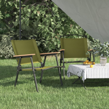 2 db zöld oxford szövet camping szék 54x55x78 cm kerti bútor