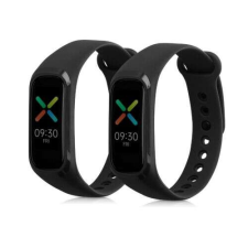 2 kw-os szíjkészlet OPPO Band Sporthoz, szilikon, fekete, 57437.09 okosóra kellék