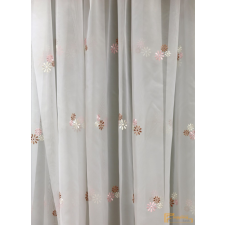  (2 méret 4 szín) Virág mintás hímzett függöny Torino18 210 cm lakástextília