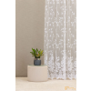  (2 méret) Bk1006 Jacquard fényáteresztő függöny-Fehér-280cm