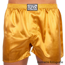  2. minőségű férfi bő szárú boxeralsó Styx Satin L