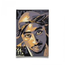  2 Pac Back - Vászonkép grafika, keretezett kép