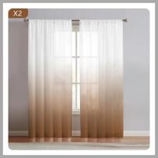 2 Paneles Függöny -Kávé színben 132x183 cm UN04758-e lakástextília