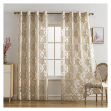 2 Paneles, Klasszikus Jacquard Átlátszó Függöny 100x200 cm, 2db LU621413-c lakástextília